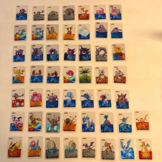 101 Lamincards Pokémon 2000