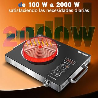 Vitrocerámica portátil 1 fuego con enchufe NUEVO