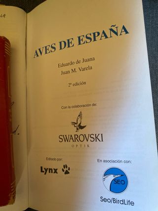 Aves de España Guia
