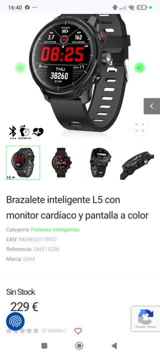 Smartwatch L5 Dam Verde