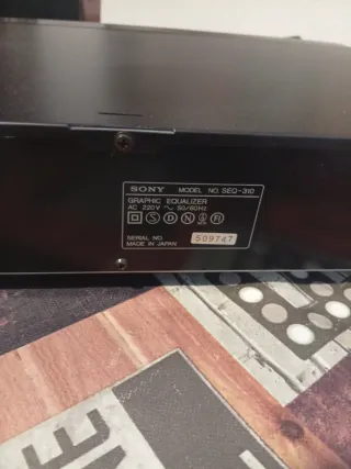 Equalizador Sony SEQ-310 Negro