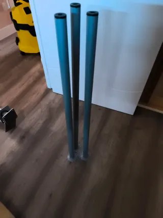 4 patas metálicas para muebles 80 cm