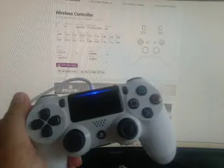 Mando PS4 DualShock 4 Blanco con tmr