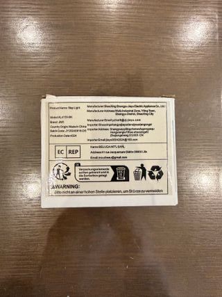 coppia di Faretti segnapasso JNR LED nero