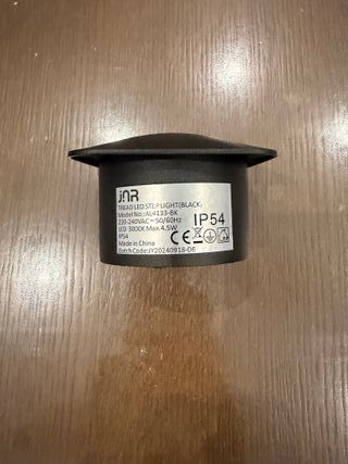 coppia di Faretti segnapasso JNR LED nero