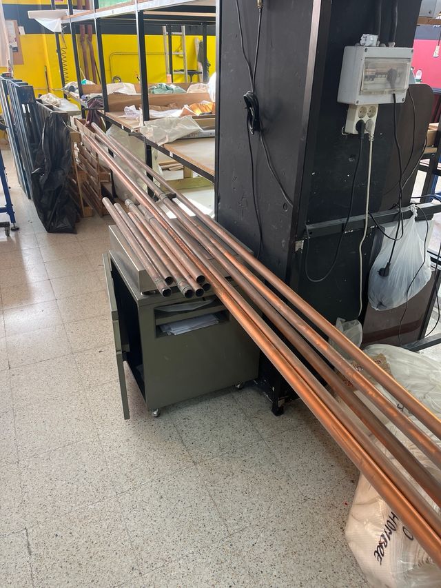 Lote de tubos de cobre