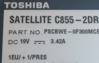 Toshiba Satellite C855-2DR