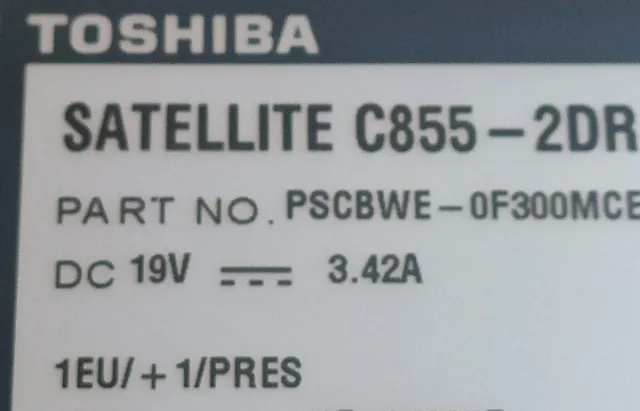 Toshiba Satellite C855-2DR
