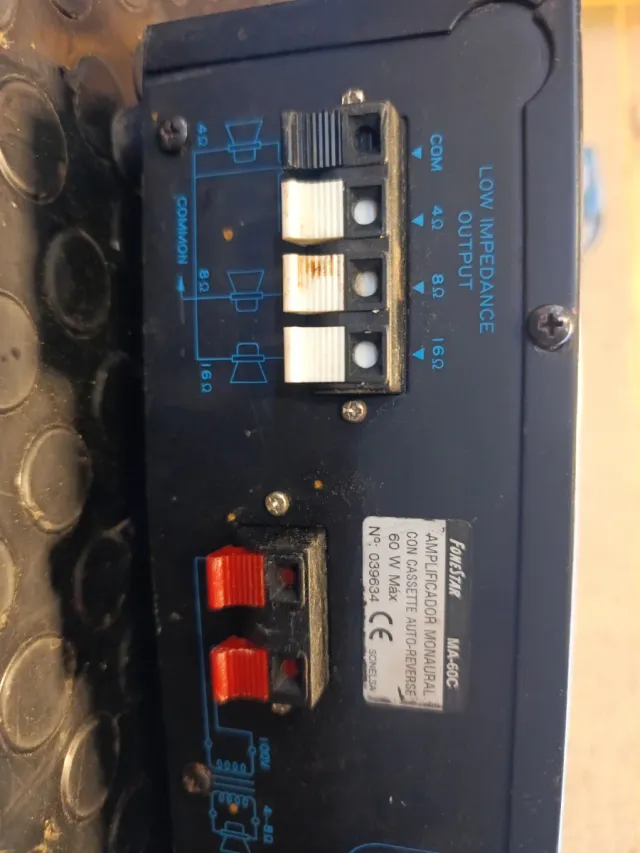 Amplificador Fonestar MA-600 con reproductor de ci