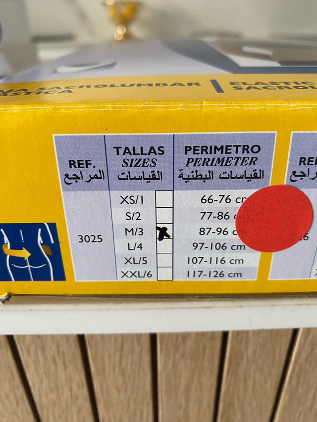 Faja Lumbar Elástica Ortho VETTEL