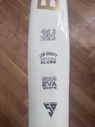 Pala Pádel Black Crown Piton White