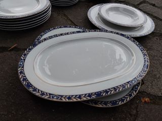 Set Piatti Thun Porcellana Blu e Bianco