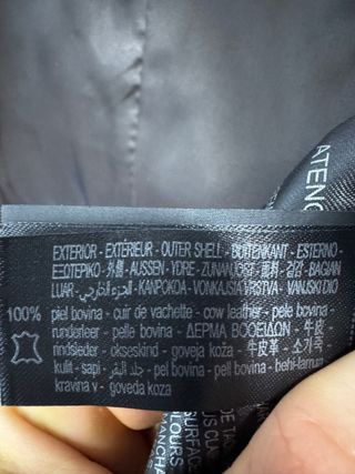 Chaqueta Zara Studio Piel Marrón Talla XS