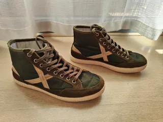 Zapatillas Munich Verdes y Doradas