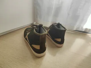 Zapatillas Munich Verdes y Doradas