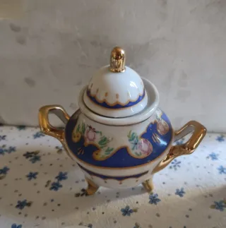 Servizio caffè/tè miniatura decorato