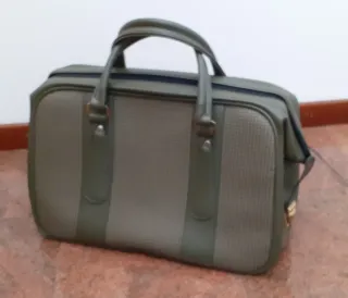 Borsone vintage verde