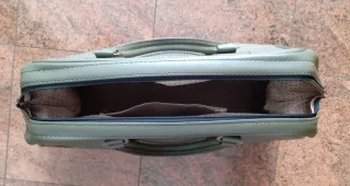 Borsone vintage verde