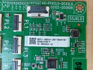 Repuestos originales TV TCL 55Q6C placas