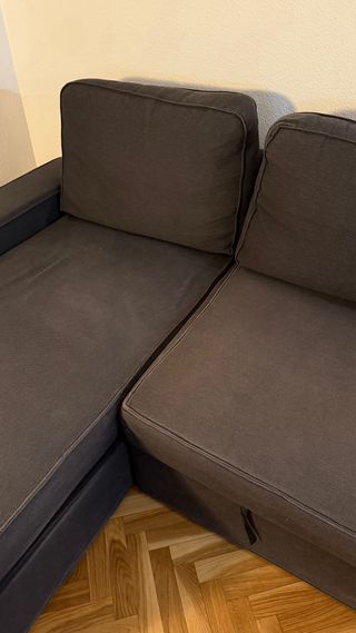 Sofá cama 3 plazas con chaise longue IKEA VILASUND