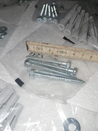 Lote de Kit de fijación tornillos y tacos