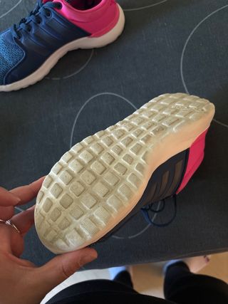 Zapatillas Adidas Azul y Rosa