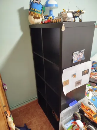 Estantería Kallax Ikea Negro-marrón