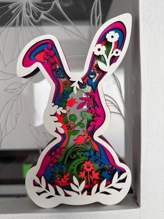 Decoración Pascua Conejo con opción NFC