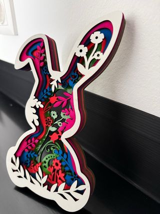 Decoración Pascua Conejo con opción NFC