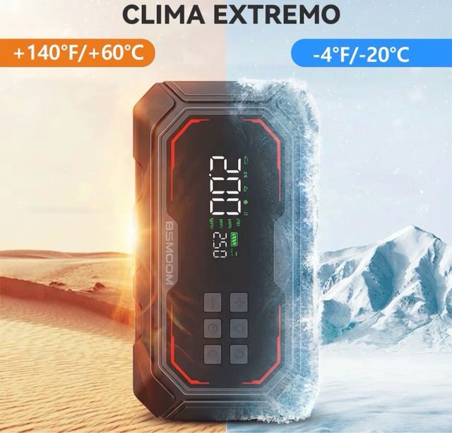 Arrancador y Bomba de Aire Coche 7500A