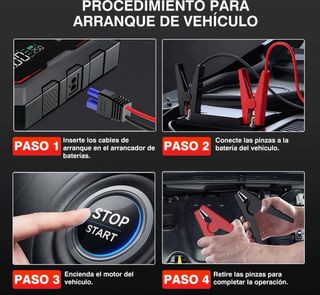 Arrancador y Bomba de Aire Coche 7500A