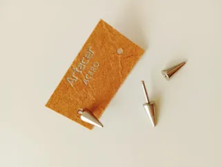 Pendientes Artacer Acero Pincho