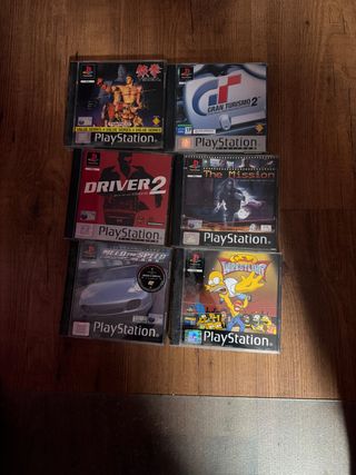 Pack 5 Juegos PS1: Gran Turismo 2, Driver 2, The M