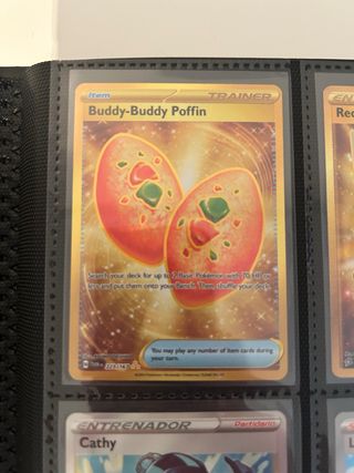 Carta Pokémon Buddy-Buddy Poffin 223/167 Oro