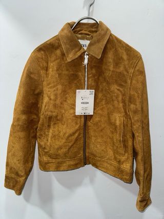 Chaqueta Zara efecto ante marrón Talla S