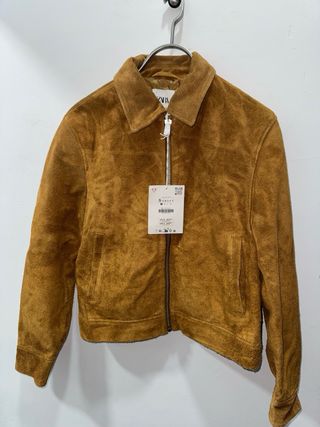 Chaqueta Zara efecto ante marrón Talla S