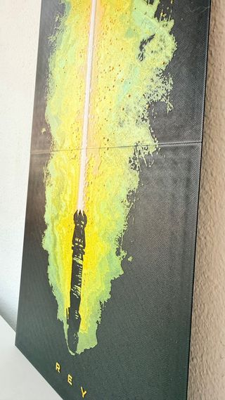 Lámina 3D en relieve – Diseño Sable láser Rey