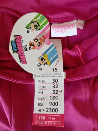 Leggings niña Powerpuff Girls 13 años