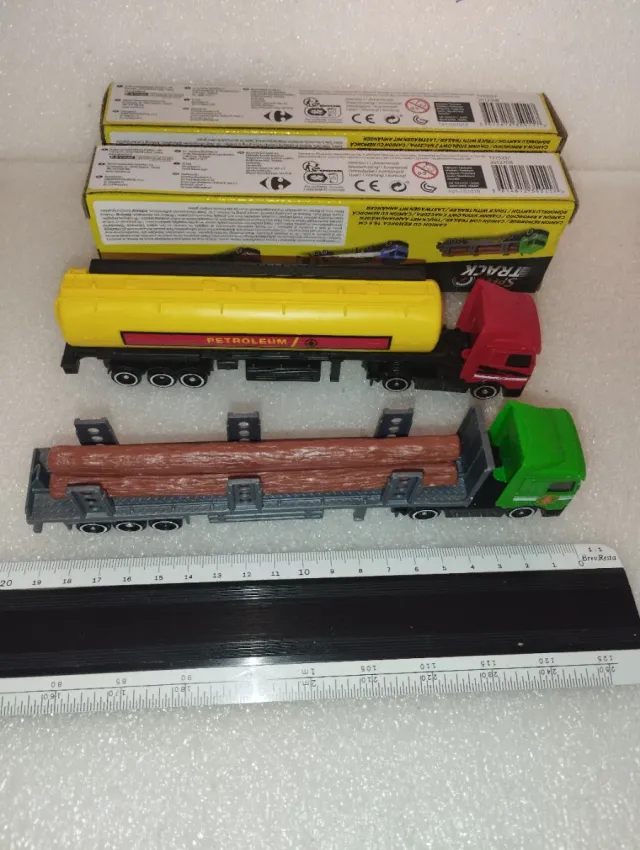 2 Camioncini Speed Track con Rimorchio