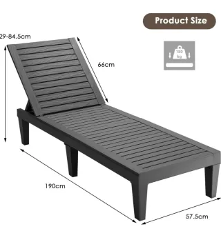 Tumbona de jardín NUEVA