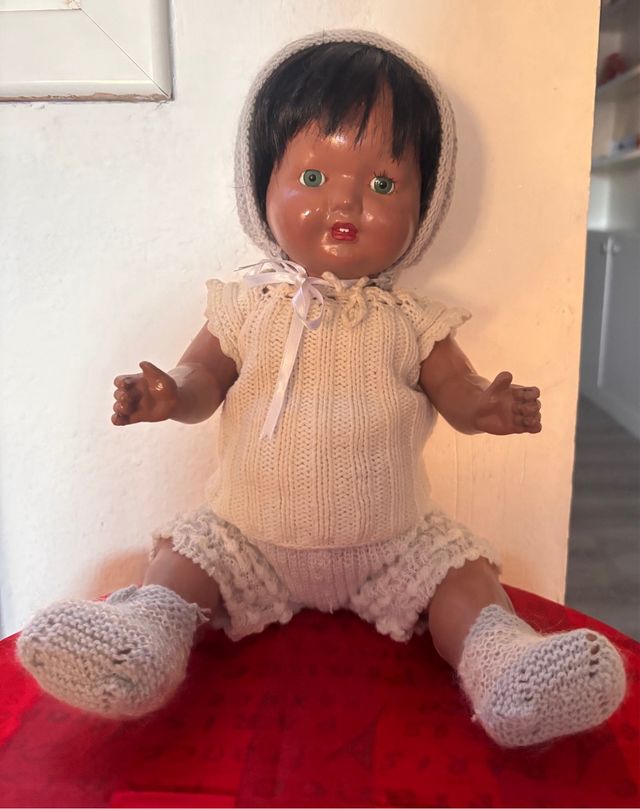 Muñeco antiguo de composicion