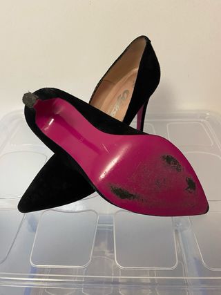 Zapatos de ante negro Angari