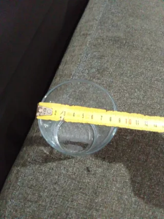 Pack 6 Vasos Cristal Transparentes