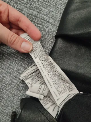 Vestito ecopelle Zara nero