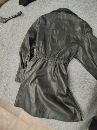 Vestito ecopelle Zara nero