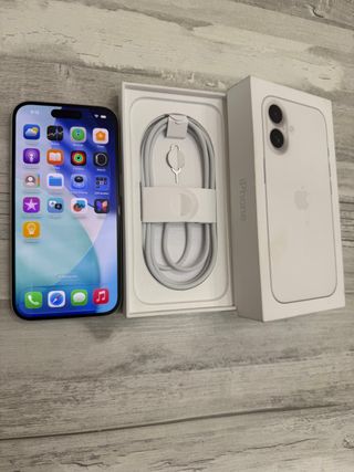 iPhone 16 128gb con 3 cargas factura