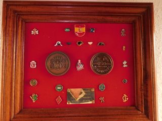 Lote di spille e medaglie militari