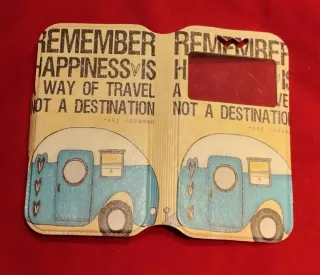 Funda móvil diseño caravana