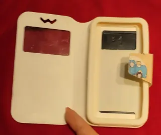 Funda móvil diseño caravana