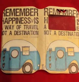 Funda móvil diseño caravana